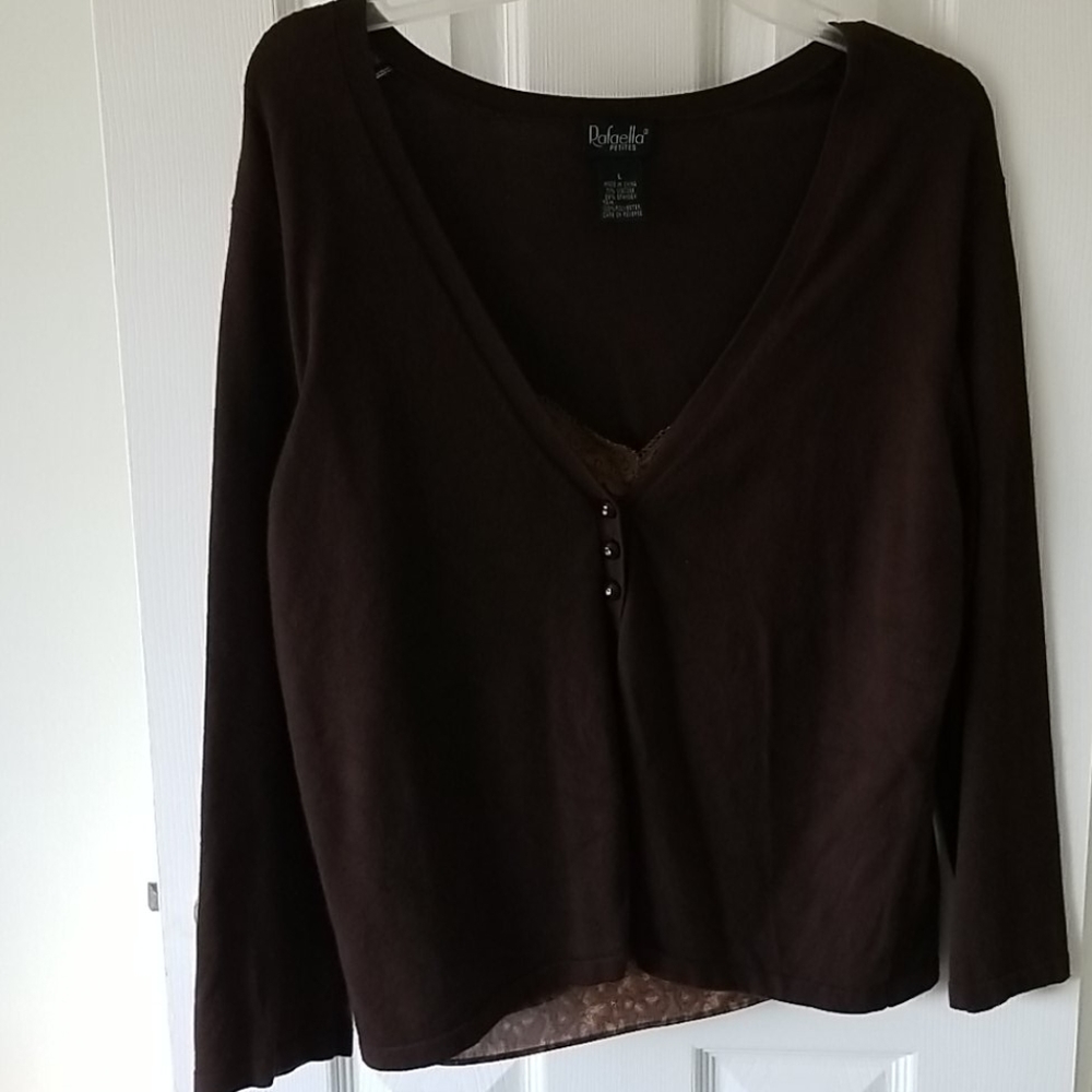 Gently worn camisole & sweater combo